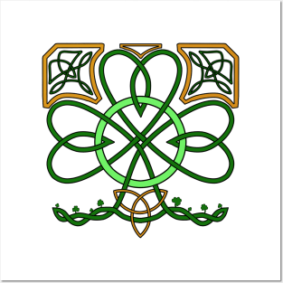 Shamrock Knot Posters and Art